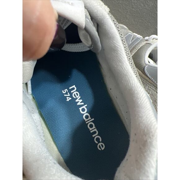 New Balance 574 Core Classic Lifestyle Style Sneakers Gray Womens Size 8B - Picture 11 of 12